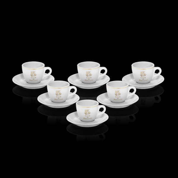 Vorteilspreis! CLUB di POCCINO Espresso-Tasse 6er Pack
