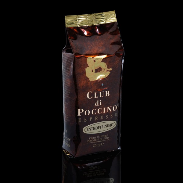 CLUB di POCCINO entcoffeiniert Espresso 250g Bohnen
