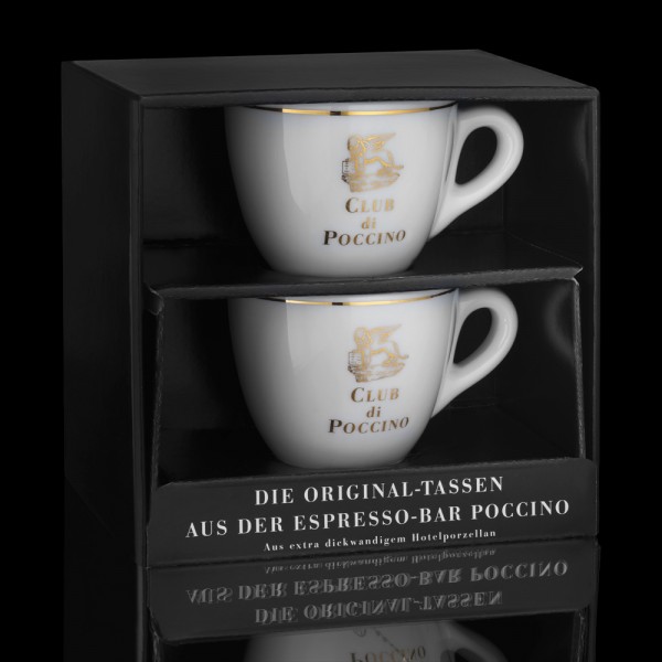 CLUB di POCCINO Espresso-Tasse 2er Geschenkset