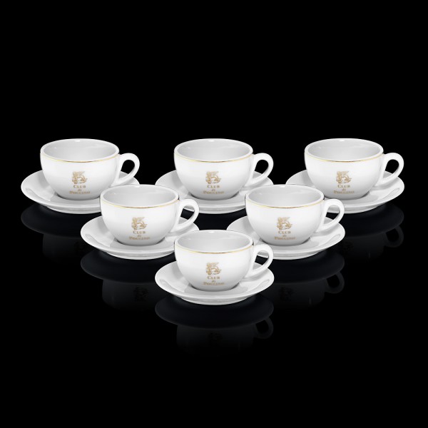 Vorteilspreis! CLUB di POCCINO Cappuccino-Tassen 6er Pack